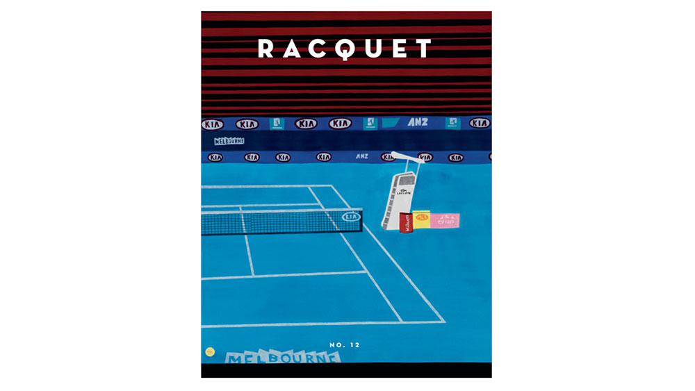 Cover of Racquet, no. 12, Winter 2019/2020. © Raquet Publishing, LLC.