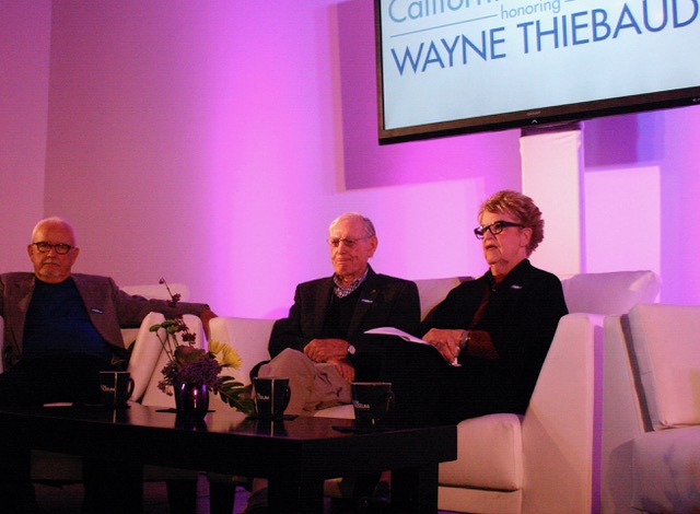 Discussion with Wayne Thiebaud, Connie Glenn and Gene Cooper, October 12, 2013.