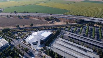 Aerial view of the museum