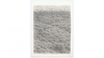 Michael Tompkins, Above Dividing Creek, 2017. Charcoal on paper, 30 x 22 in. (76.2 x 55.9 cm). Janet Barnes and Thom Weisel. © Michael Tompkins.