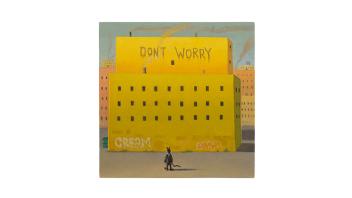 Vonn Cummings Sumner, Don’t Worry, 2020. Oil on canvas over panel, 15 3/4 x 15 3/4 x 1 in. (40 x 40 x 2.5 cm). Courtesy of the artist. © Vonn Cummings Sumner. Photo: Cleber Bonato.