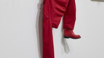 Entryway, (Tiny Boots, Red), 2021