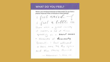 What do you feel? I feel moved. I feel a little sad. There were a great variety of works, a lot of them speaking on a social cause + elements of humanity. Overall, I feel affected in some way by the space and the stories shared.