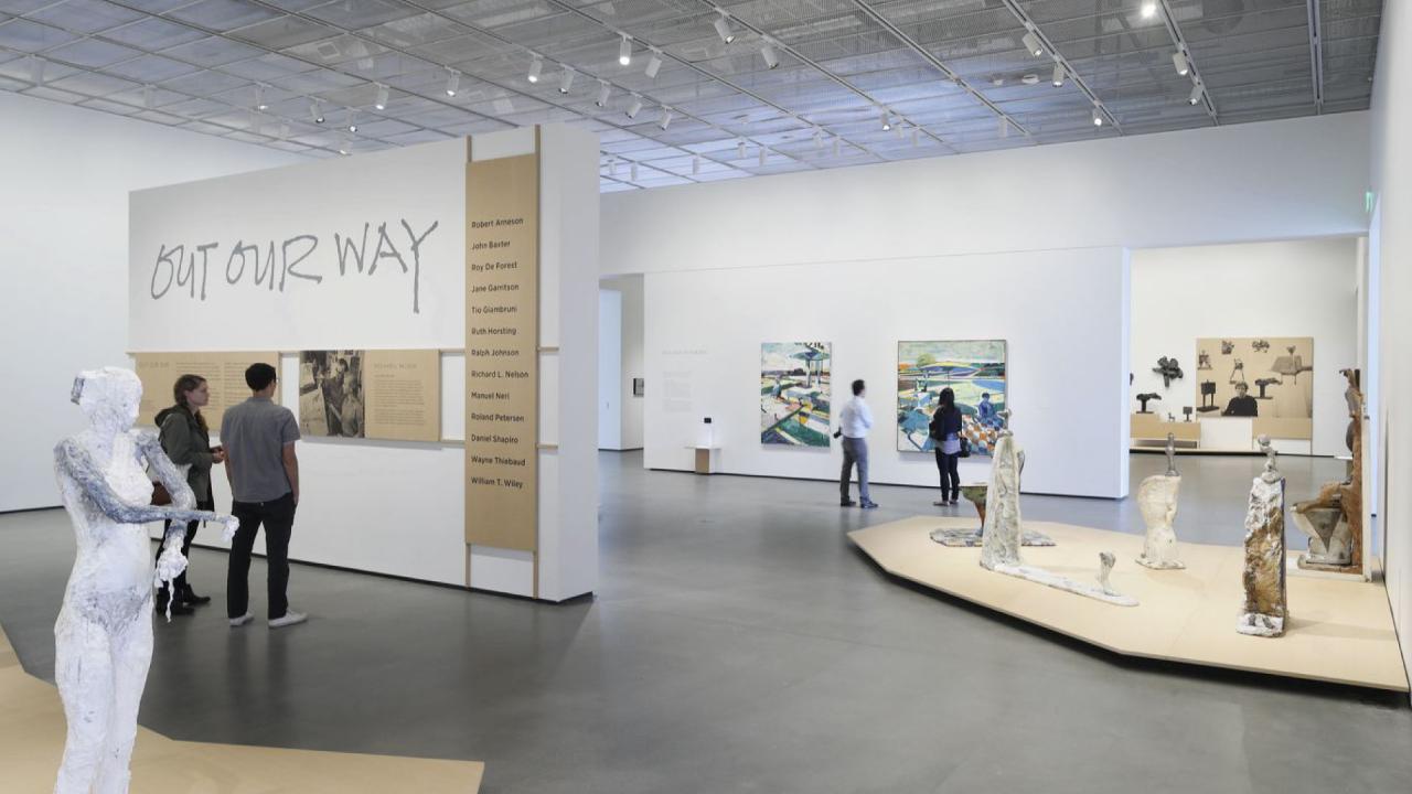 Gallery view of 'Out Our Way' exhibition.