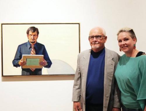 Gene and daughter Torii at Laguna Art Museum