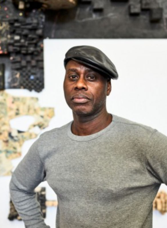 Photo of artist Leonardo Drew