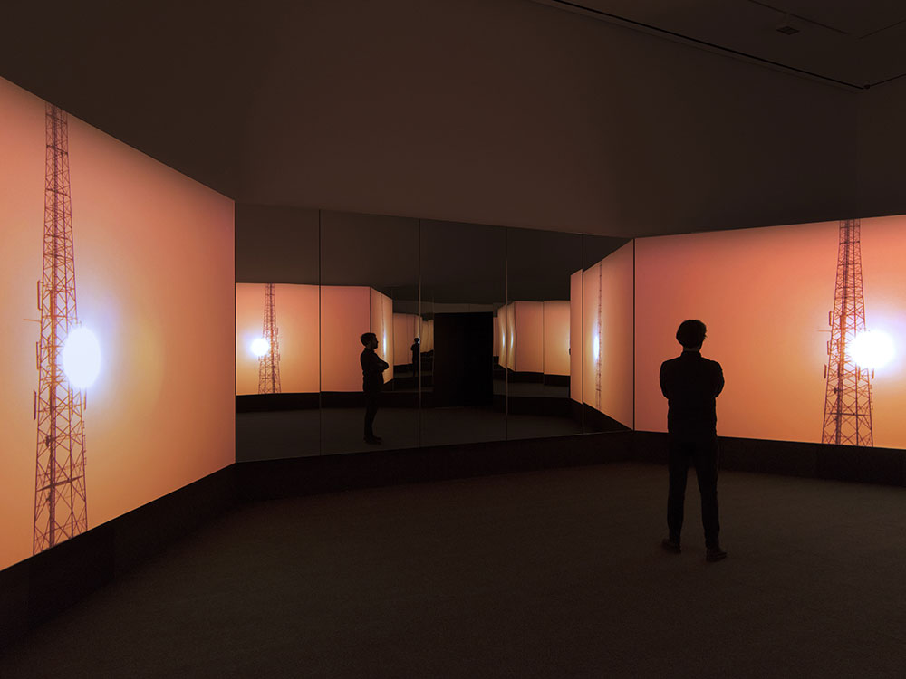Installation photo of NEW ERA by Doug Aitken.
