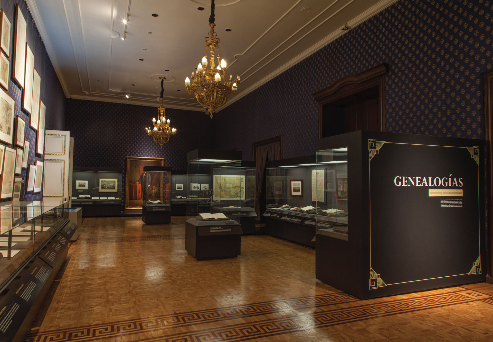 Photo of museum installation.