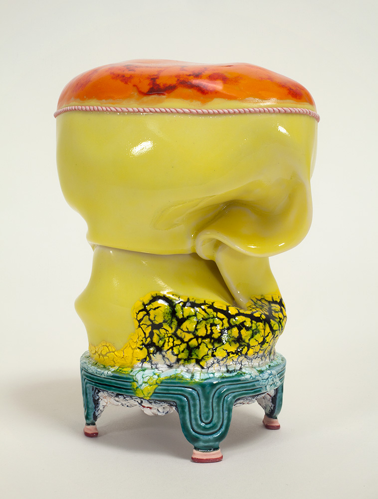 Photo of Color Hoard-r ceramic artwork by Kathy Butterly.